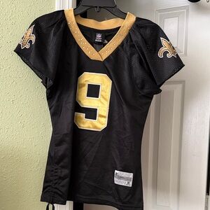 Reebok Black and Gold Embellished Jersey